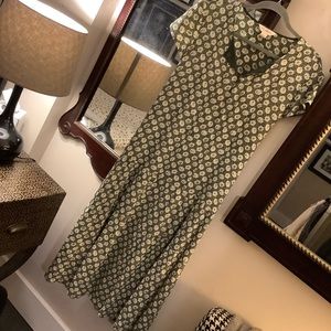 April Cornell Bronwyn dropped waist dress L